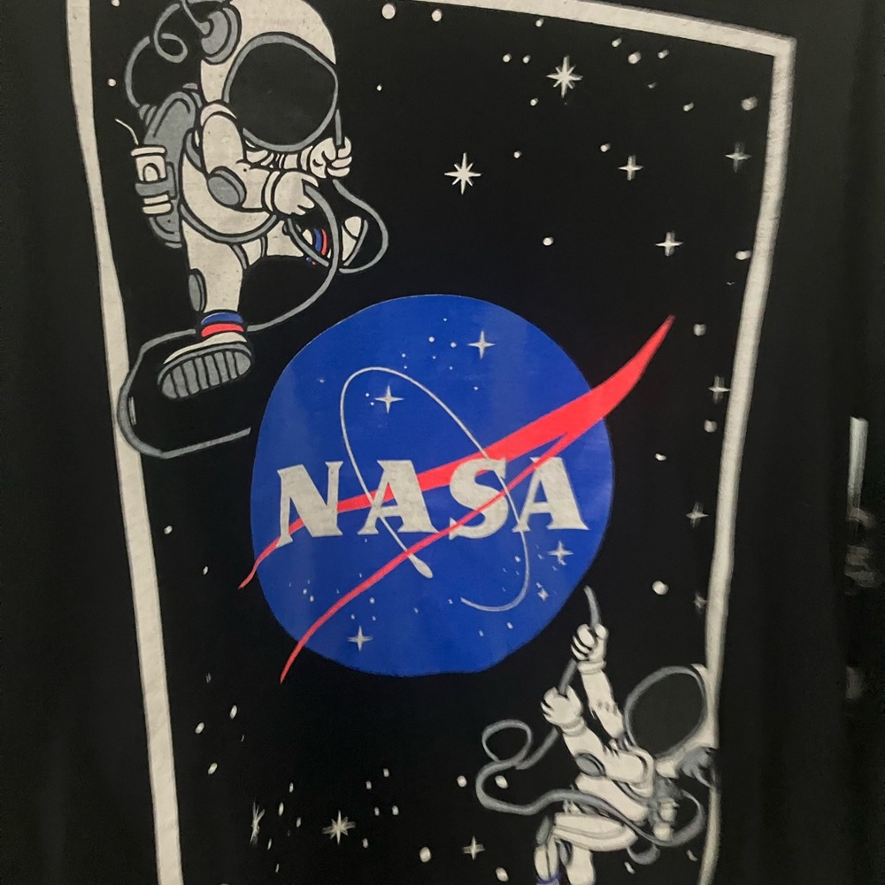 Eighty Eight urban wear brand long sleeve nasa graphic logo shirt size large - Picture 8 of 12